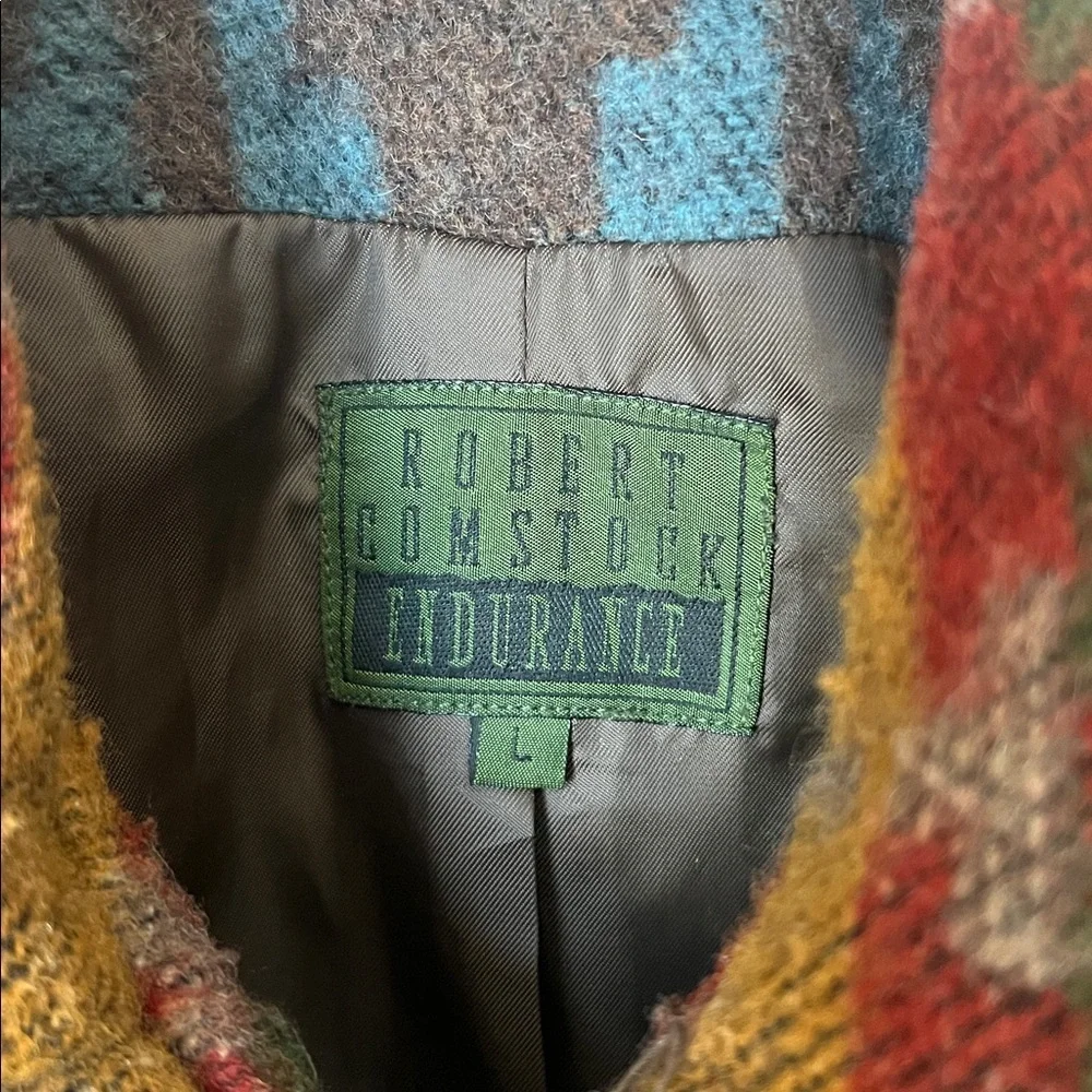 Robert comstock wool blend southwest style coat